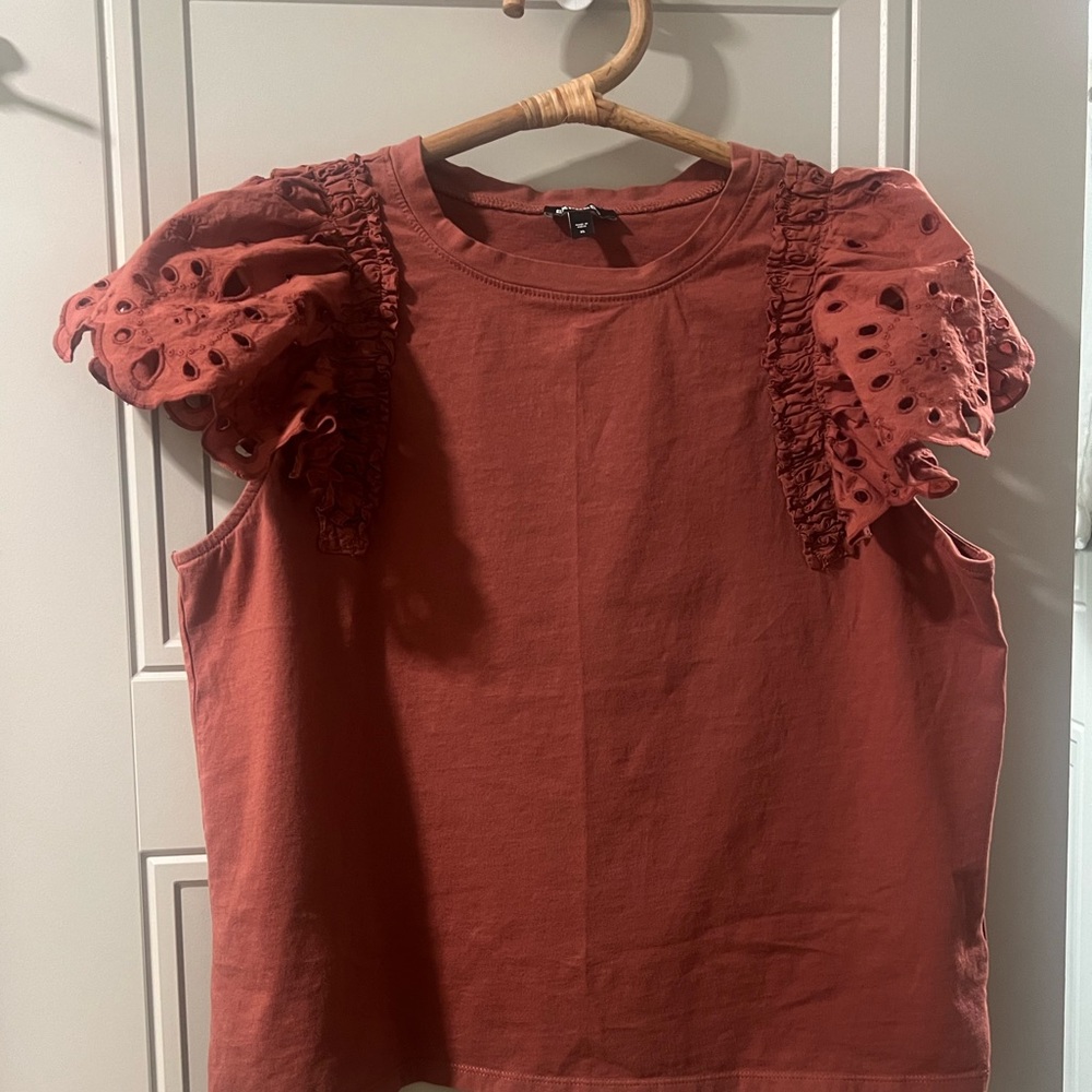 Burnt Orange Express Blouse